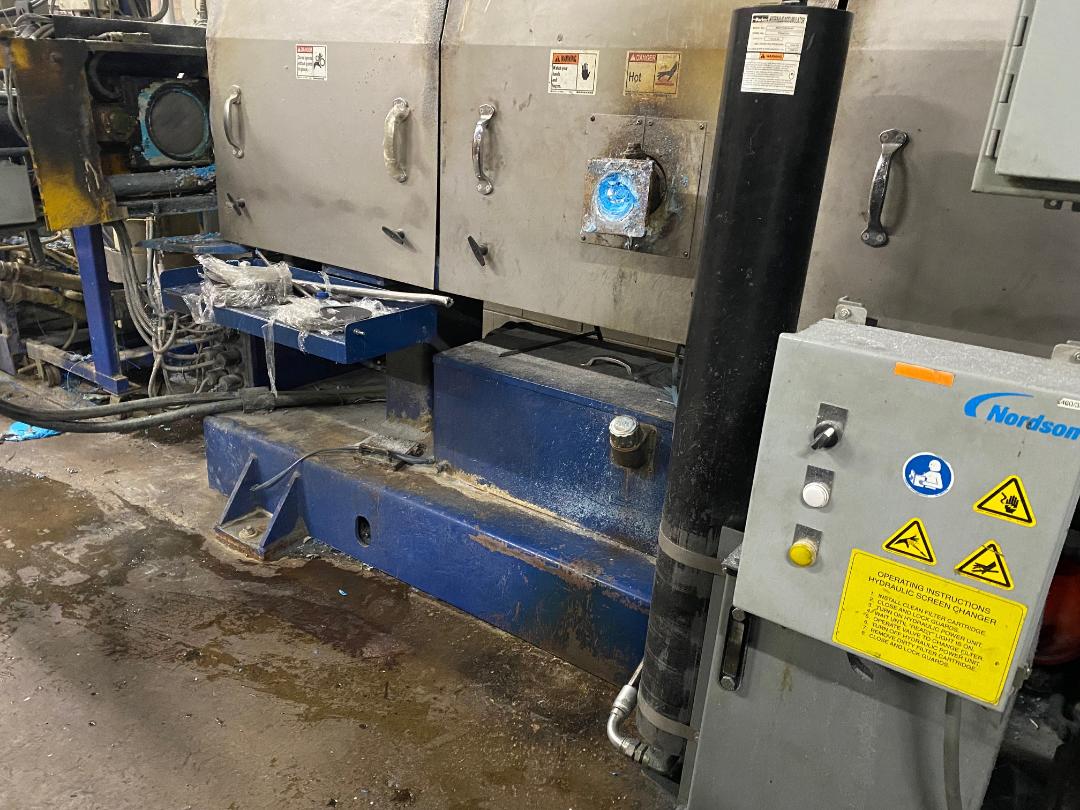 10"/6" AET, dual diameter film reclaim extruder, 32:1 L/D, vented, 400 HP AC, Yaskawa drive, Koellmann gear - Image 4