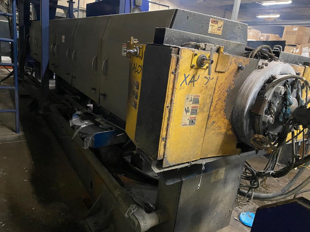 10"/6" AET, dual diameter film reclaim extruder, 32:1 L/D, vented, 400 HP AC, Yaskawa drive, Koellmann gear - Image 8