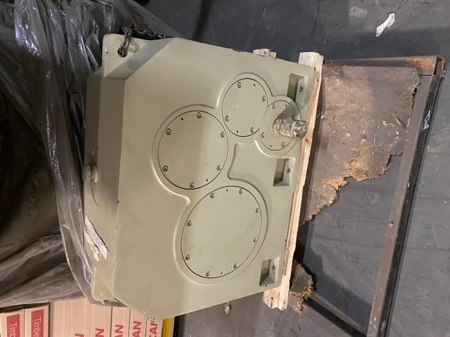 3.6" Jinhu, twin screw extruder, 92mm, 150 HP, ABB drive, spare distributor & reduction gearboxes, 1288 - Image 9
