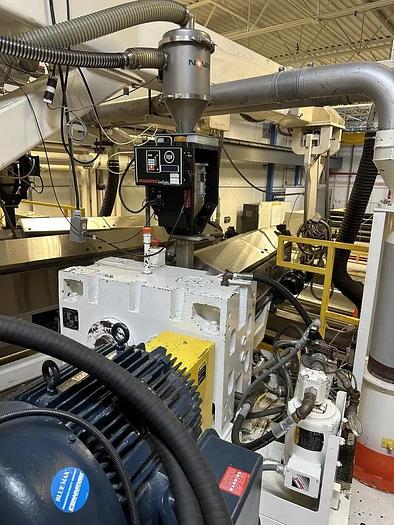 4.5" & (2) 2.5" Extrusion Web Line, 30:1 L/D, fluoropolymer, 84" trimmed web width, 10-250 FPM, winder, 26" - Image 4
