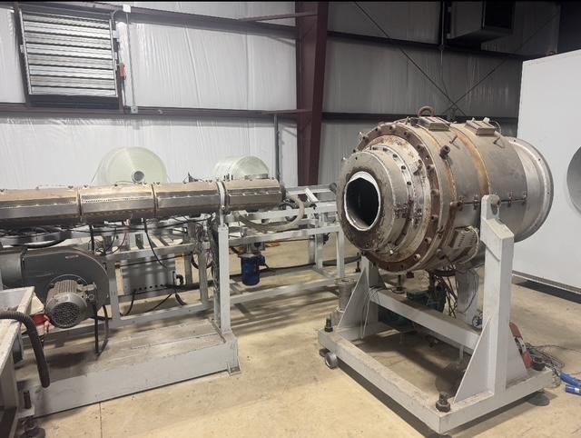 Eagle #190/38-125/25, HDPE pipe extrusion line, dual single screw, NEW - Image 4
