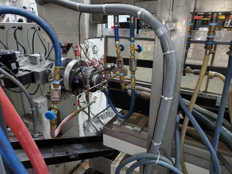 2.4" Krauss Maffei #KME-60-SX, profile extrusion line, 60mm, Calstream CT2500 calibration table, Zumbach - Image 8