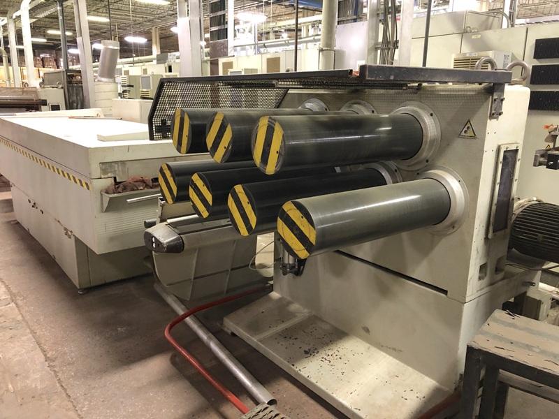 3.9" Reifenhauser, monofilament extrusion line, 100mm extruder, die, ovens, godets, strand line, 2002 (2 - Image 5