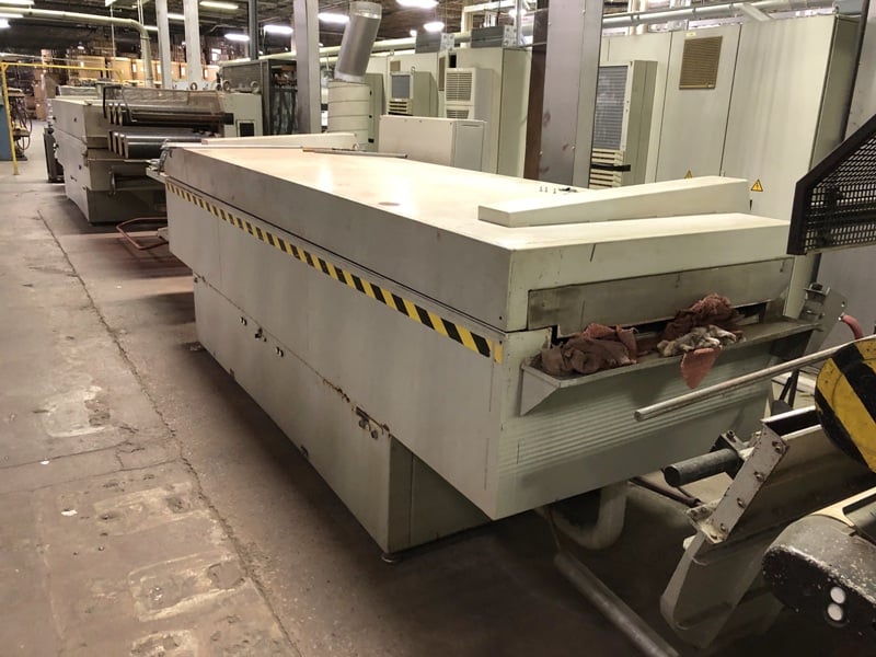 3.9" Reifenhauser, monofilament extrusion line, 100mm extruder, die, ovens, godets, strand line, 2002 (2 - Image 6