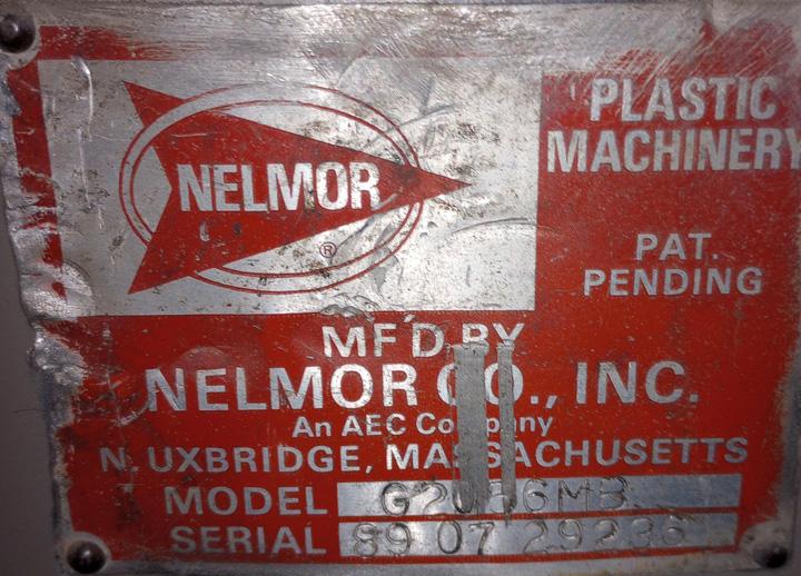 Nelmor #G2056MB, plastic granulator, 150 HP, 5-blade open rotor, scissor cut, discharge auger, 9,400 lb. - Image 3