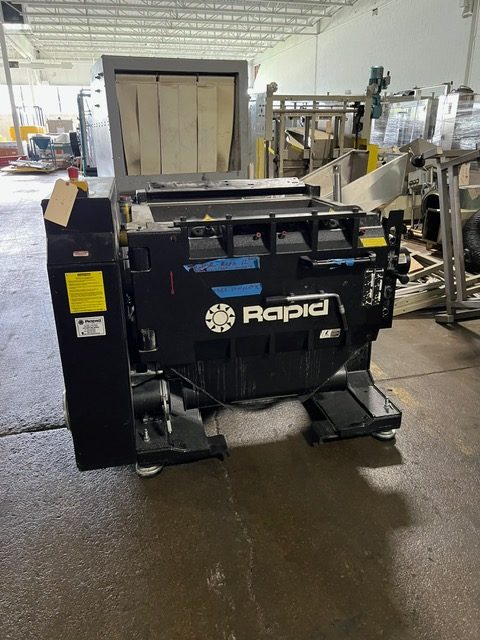 18" x 36" Rapid #500-90, plastic granulator, 100 HP, super-tangential chamber, 5 rotor knives, 3 bed knives - Image 3
