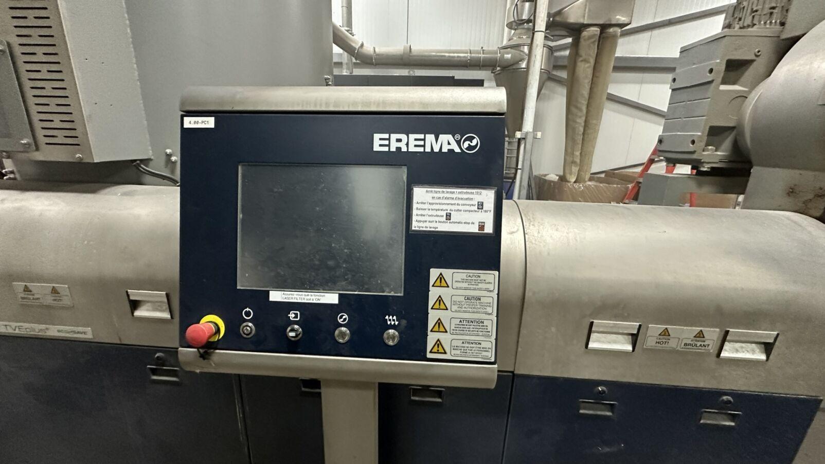 Erema #INTAREMA-1512-TVEplus, pelletizing line, ecoSave, preconditioning densifier, 250 KW, 850-1250 kg/hr - Image 9