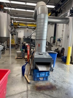 Erema #COAX, ecoSAVE recycling pelletizing line, cutter/compactor extruder, up to 600 lb/hr PP, low hours - Image 7