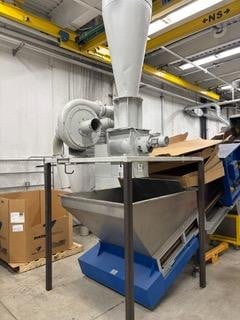 Erema #COAX, ecoSAVE recycling pelletizing line, cutter/compactor extruder, up to 600 lb/hr PP, low hours - Image 9