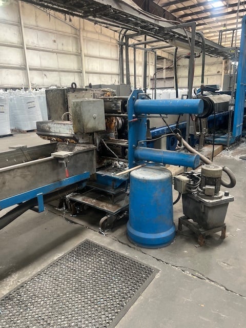 6.3" Gamma Meccanica #GM-160/37D-Compac, reclaim pelletizing line, cutter compactor, Vecoplan RG60/200 - Image 2