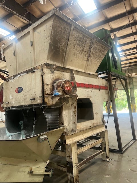 6.3" Gamma Meccanica #GM-160/37D-Compac, reclaim pelletizing line, cutter compactor, Vecoplan RG60/200 - Image 9