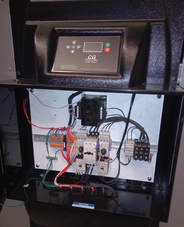 15 Ton, Temptek #GCD-15A-FC, air cooled portable chiller, 3 HP process pump, R-410A, 65 gallon reservoir, 460 - Image 4