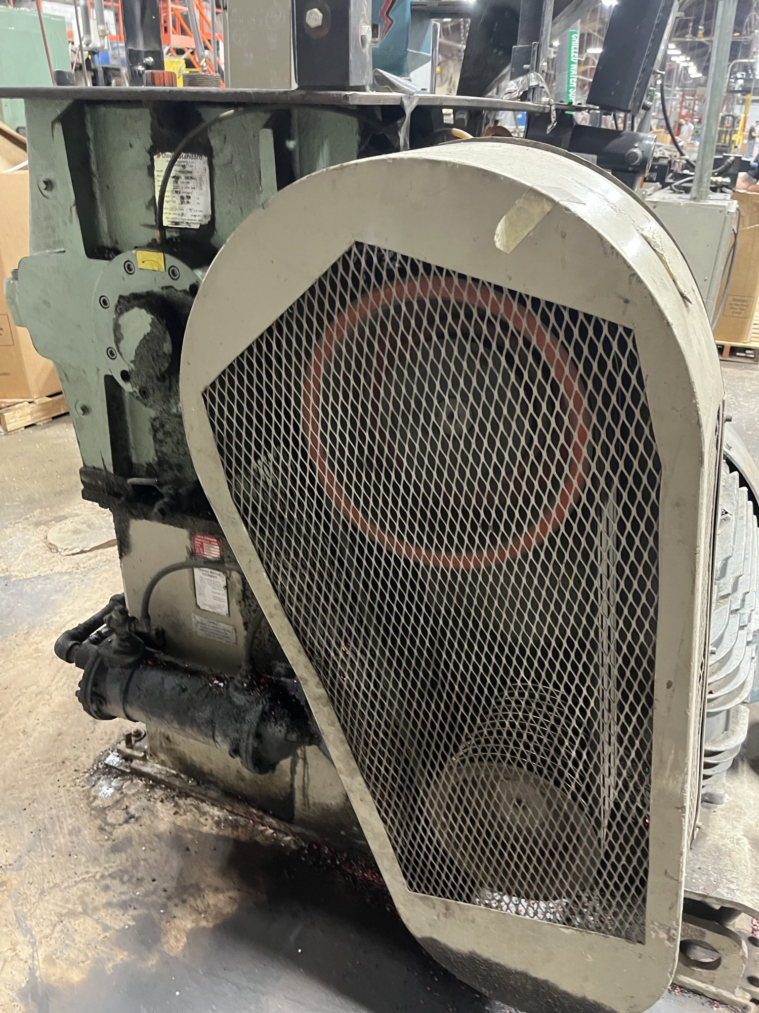 3.5" Davis Standard, extruder, 30:1 L/D, 150 HP AC, air cooled, 17:1 gear ratio, 100 RPM, 5 barrel & 4 die - Image 3