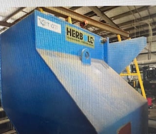 15.5" x 15.5" Herbold, plastic granulator, 40 HP, (3) blade sets, 6mm & 9.5mm screens, control panel, 575 V. - Image 7