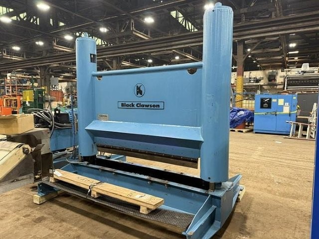 60" x 72" Black Clawson #60X72, hydraulic roll splitter, 60" roll width, 72" max roll diameter, 15 HP, spare - Image 1