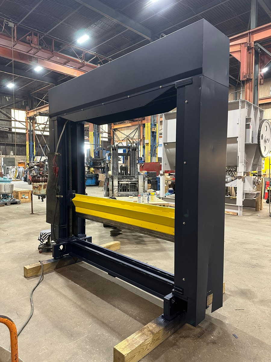 87" Jones, guillotine roll splitter, 72" max roll diameter, 10 HP, mechanical - Image 2