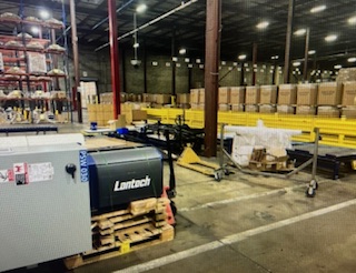 Lantech #QA-Auto, orbital pallet wrapper, 4,000 lb. capacity, automatic film cut-off, 250% pre-stretch - Image 4