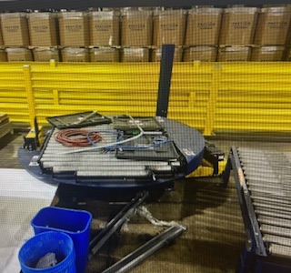 Lantech #QA-Auto, orbital pallet wrapper, 4,000 lb. capacity, automatic film cut-off, 250% pre-stretch - Image 6