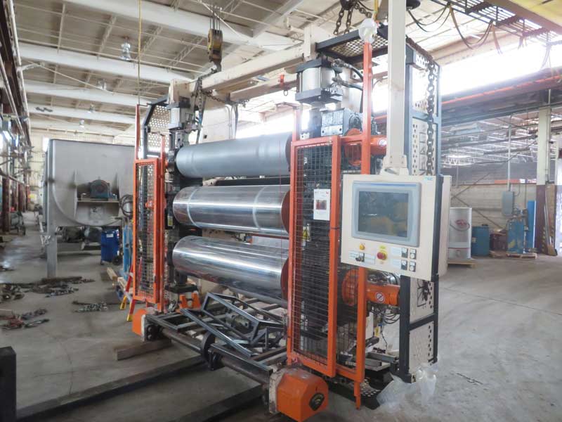 PTI #Revolution, 66" 3-roll downstack, chrome rolls, 15" & 18" diameter rolls, 3 zone water temperature - Image 2
