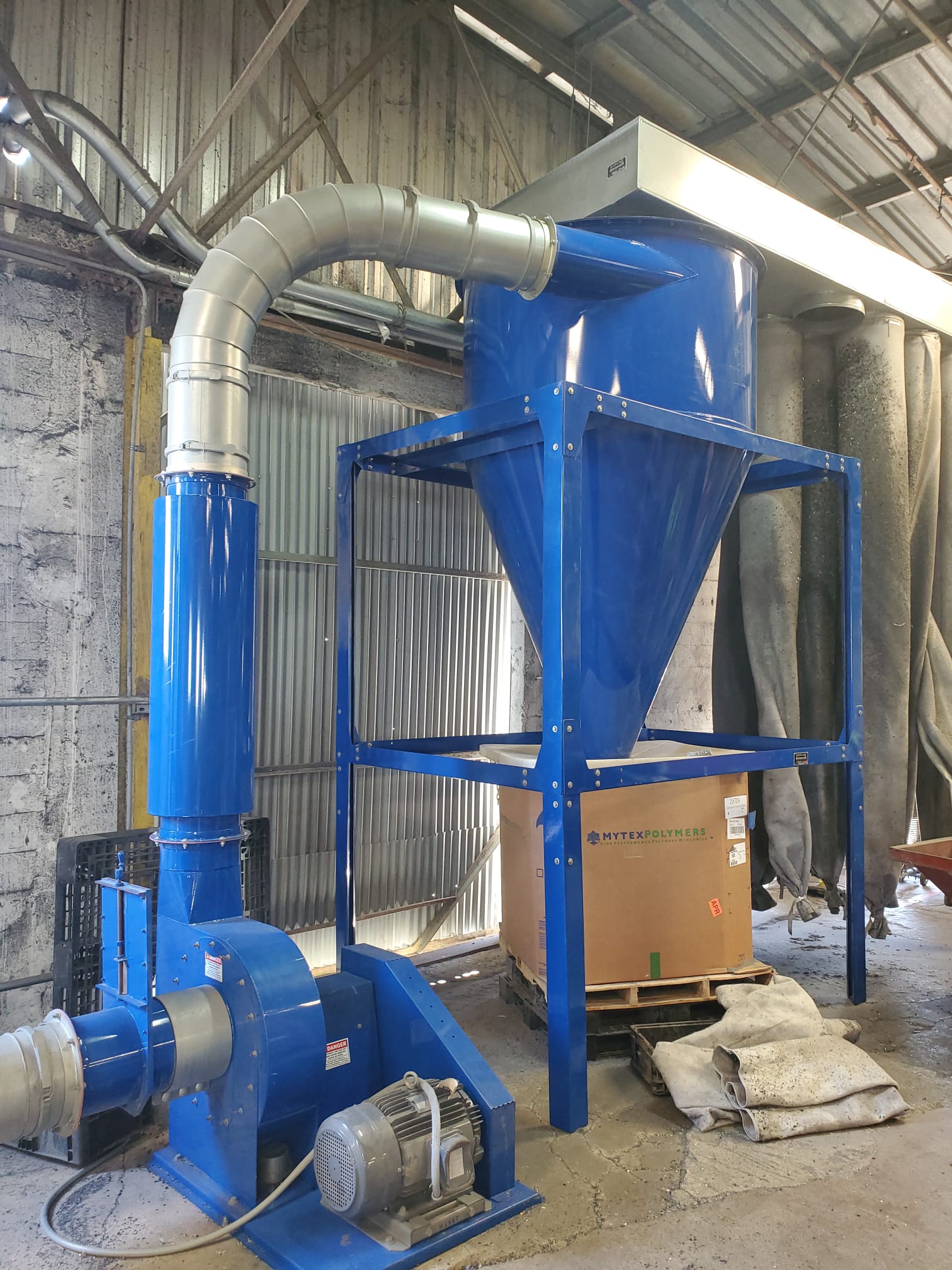 Sterling #3210, elutriation system, 2,400-3,200 lb/hr, infeed & take off blowers, primary & secondary - Image 5