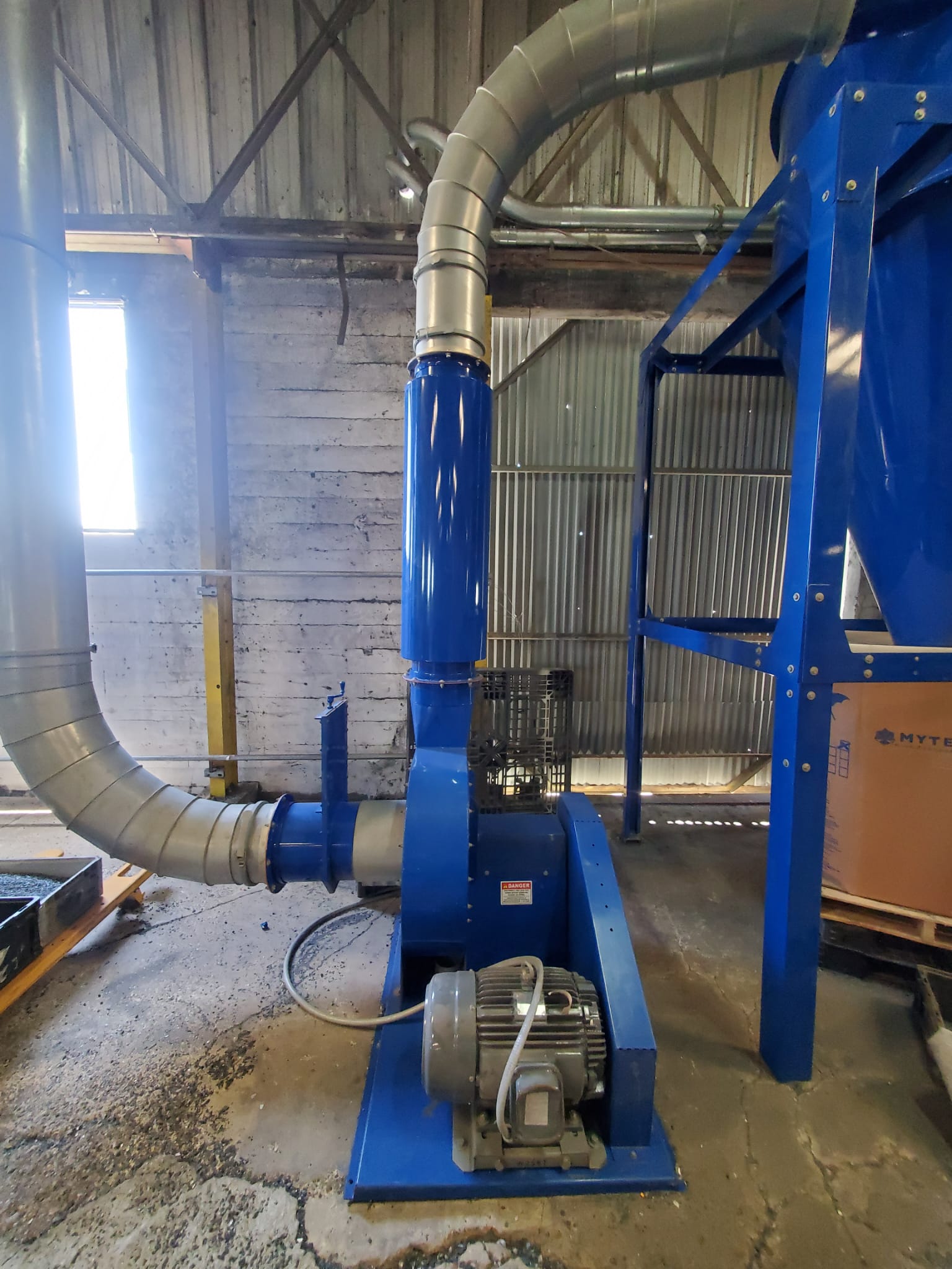 Sterling #3210, elutriation system, 2,400-3,200 lb/hr, infeed & take off blowers, primary & secondary - Image 6