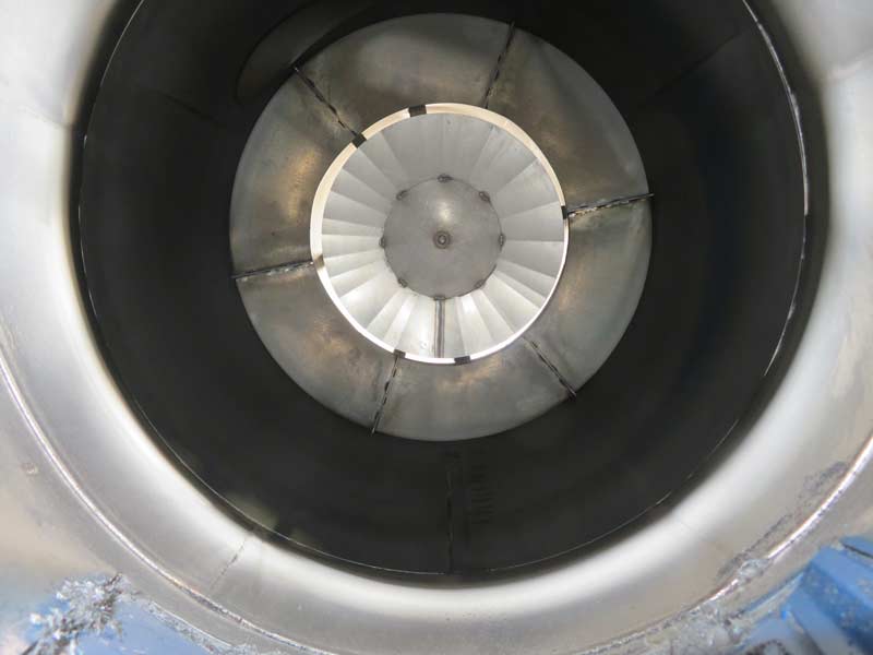 Sterling #9917EL, elutriator system, 10,000 lb/hr, 30 HP take off blower, 25 HP feed blower, #19 cyclone - Image 3