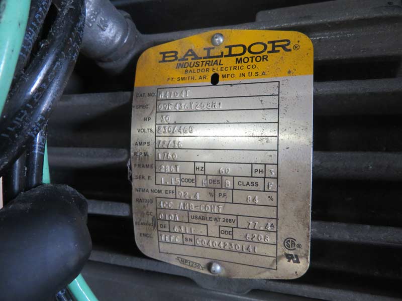 Sterling #9917EL, elutriator system, 10,000 lb/hr, 30 HP take off blower, 25 HP feed blower, #19 cyclone - Image 7