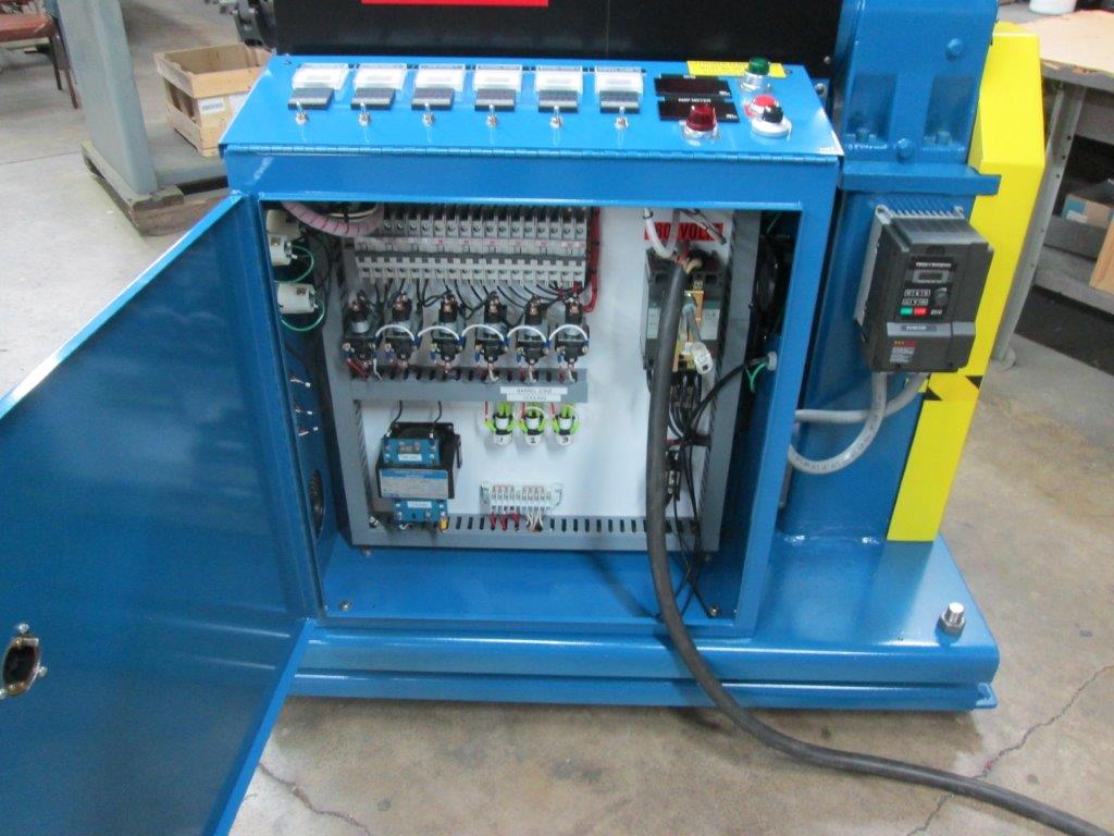 1" Akron, extruder, 24:1 L/D, new 5 HP AC motor & drive, new screw, new control panel, 480 V., Rebuilt - Image 4