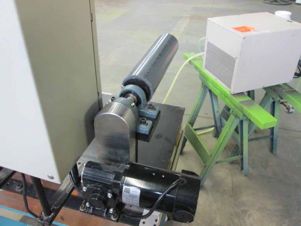 Brabender, lab sheet line, 3-roll 2" x 14", winder, Univex take off, 12" Cloeren sheet die, 115 V. - Image 2