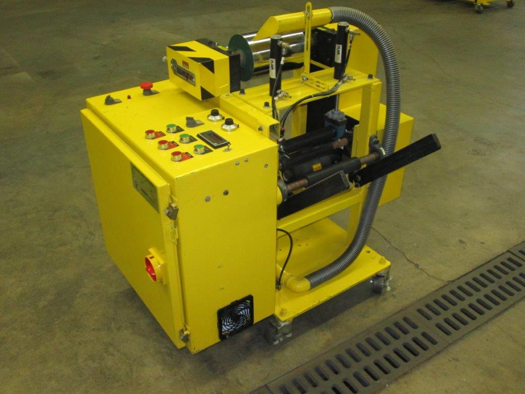 8" Wayne, lab cast film line, 6" diameter roll, air knife, winder, 1/4 HP DC, 220 V., 1 Ph. - Image 4