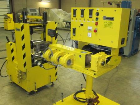 1" Wayne, lab sheet line, 25:1 L/D, 3 HP DC, 6" sheet die, 8-1/2" wide x 6" diameter rolls, winder, 220 V., 1 - Image 1