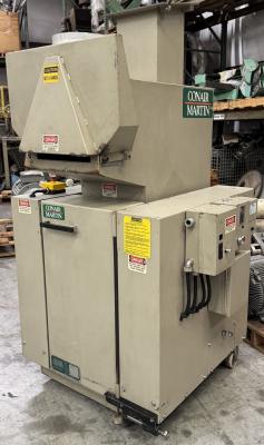 12" x 11" Conair Martin #CK1012, plastic granulator, 5 HP, 3 blade open rotor, casters, starter, 230/460 V. - Image 2