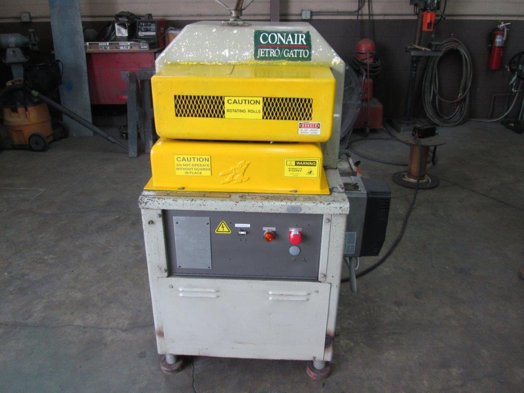 Conair Gatto #205-4, belt puller, 4" x 18" belt, 0-200 FPM, 3 HP Baldor AC, 230 V. - Image 3