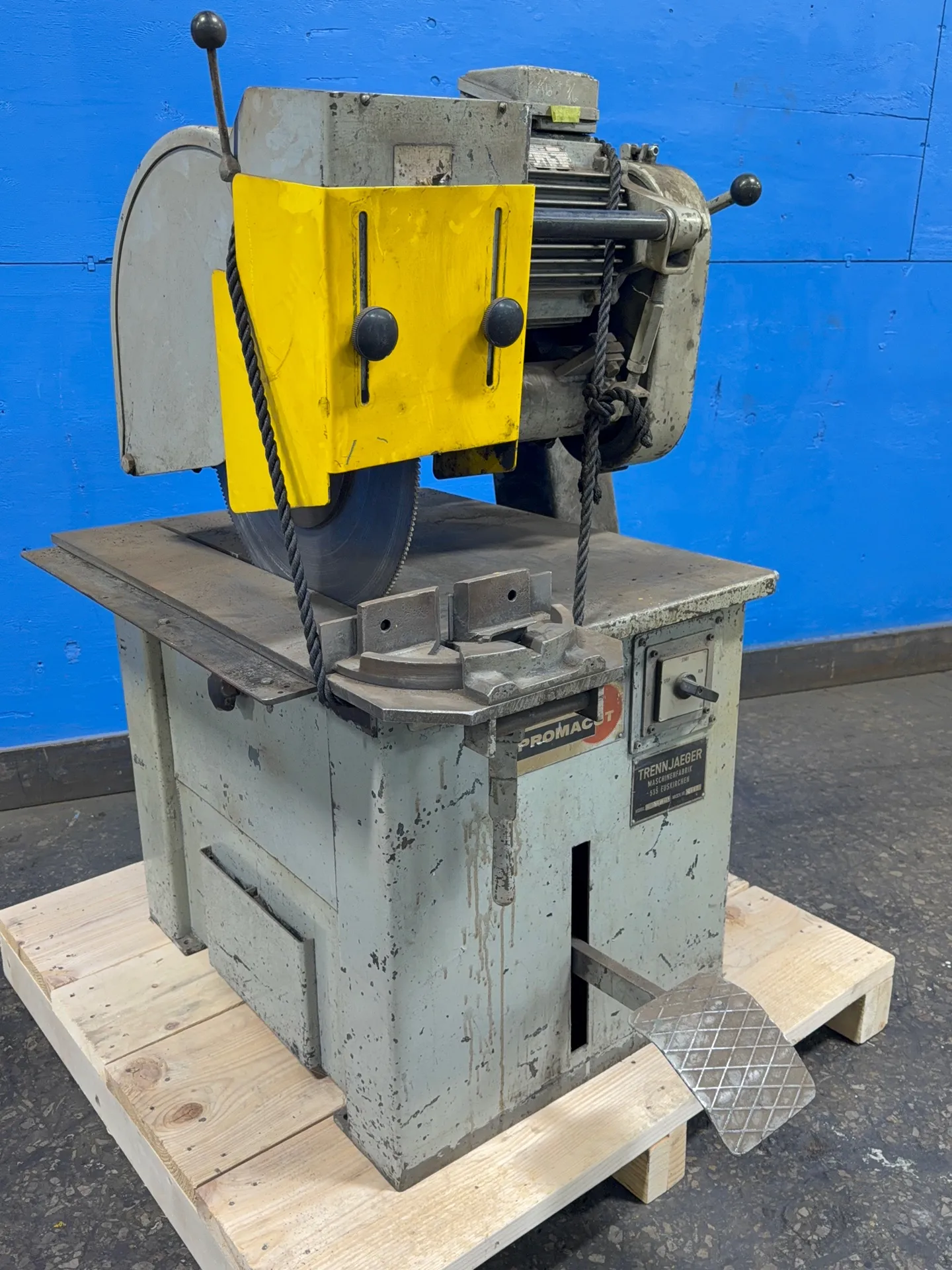 20" Trennjaeger Promacut #UNI16/60/10/H, cold saw, 10 HP, 3450 RPM, 220/440 V. - Image 1