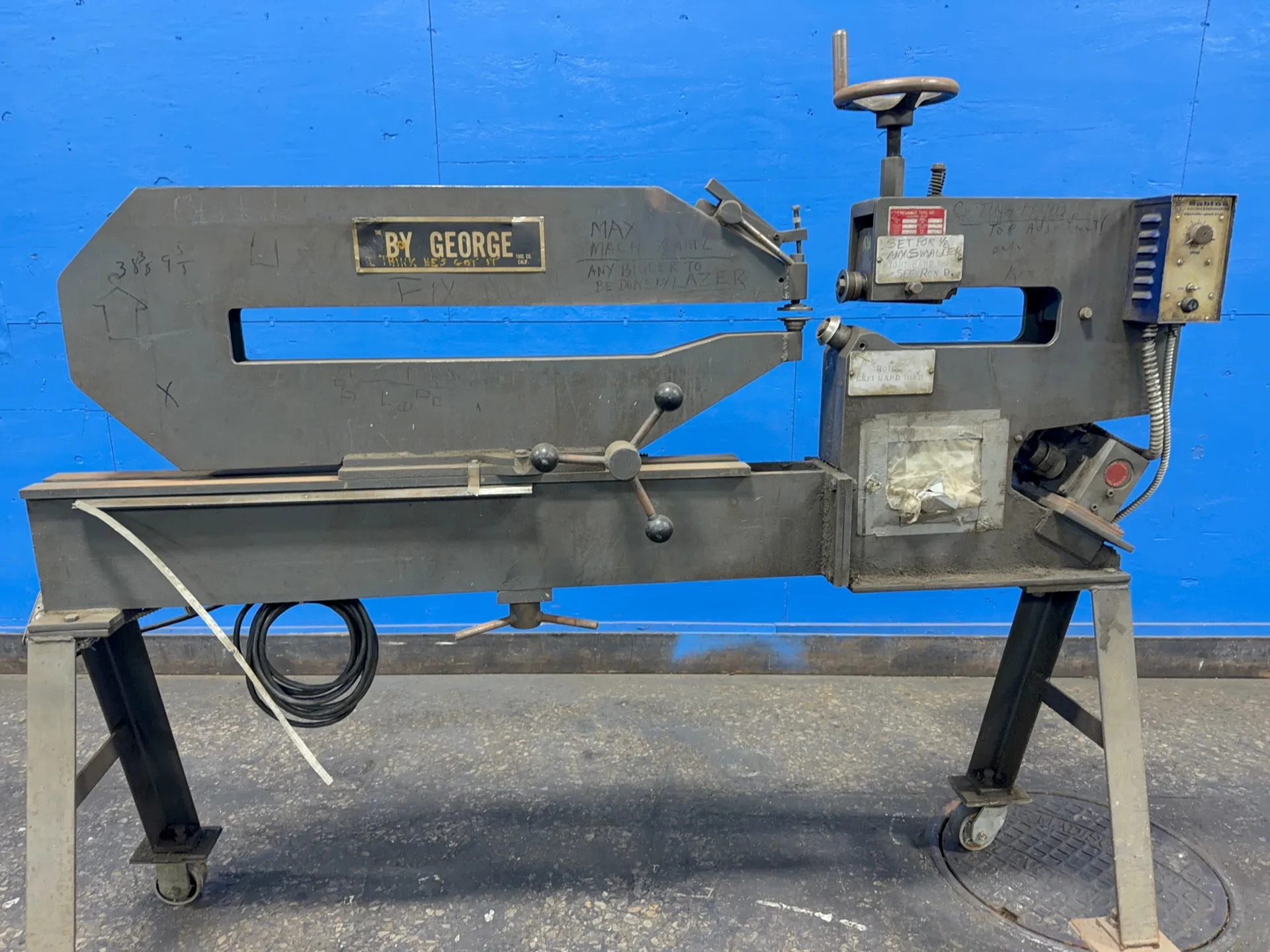 Reliance Tool #CH5273, circle shear, 52" capacity, 1.5 HP, Sabina speed drive, 180 VDC, 1981 - Image 2