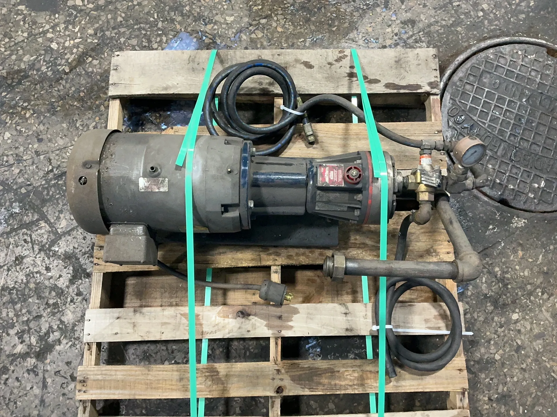 Wanner Engineering #D10XL005HEHA, Hydra-Cell pump, 3 HP, 1160 RPM, 230/460 V. - Image 6