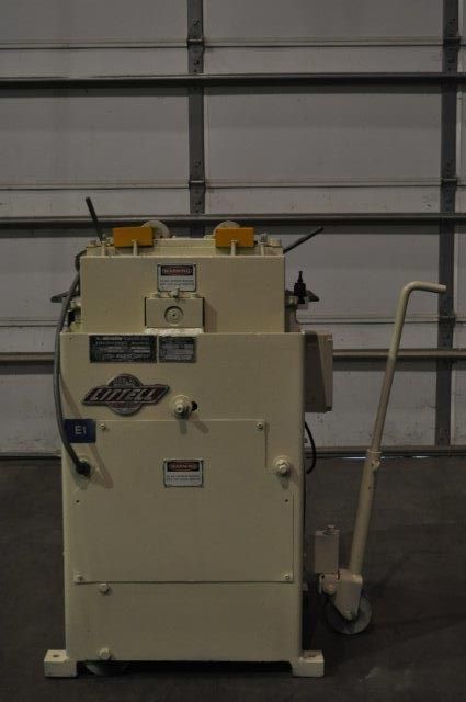 8" x .025" Littell #208-17PD, stock straightener, 17-rolls, 1.2" roll diameter, 1971, #13094J - Image 5