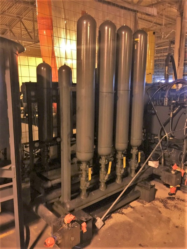 650 Ton, Williams & White, 4-post, 26" stroke, 52" daylight, 66x66" OA bed, 48x66" usable, floor stand, 1985 - Image 5
