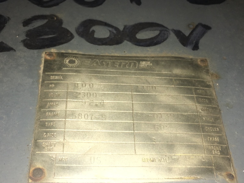 400 HP 1180 RPM U.S. Motors, Frame 5807-S, ODP, 2300 Volts - Image 2