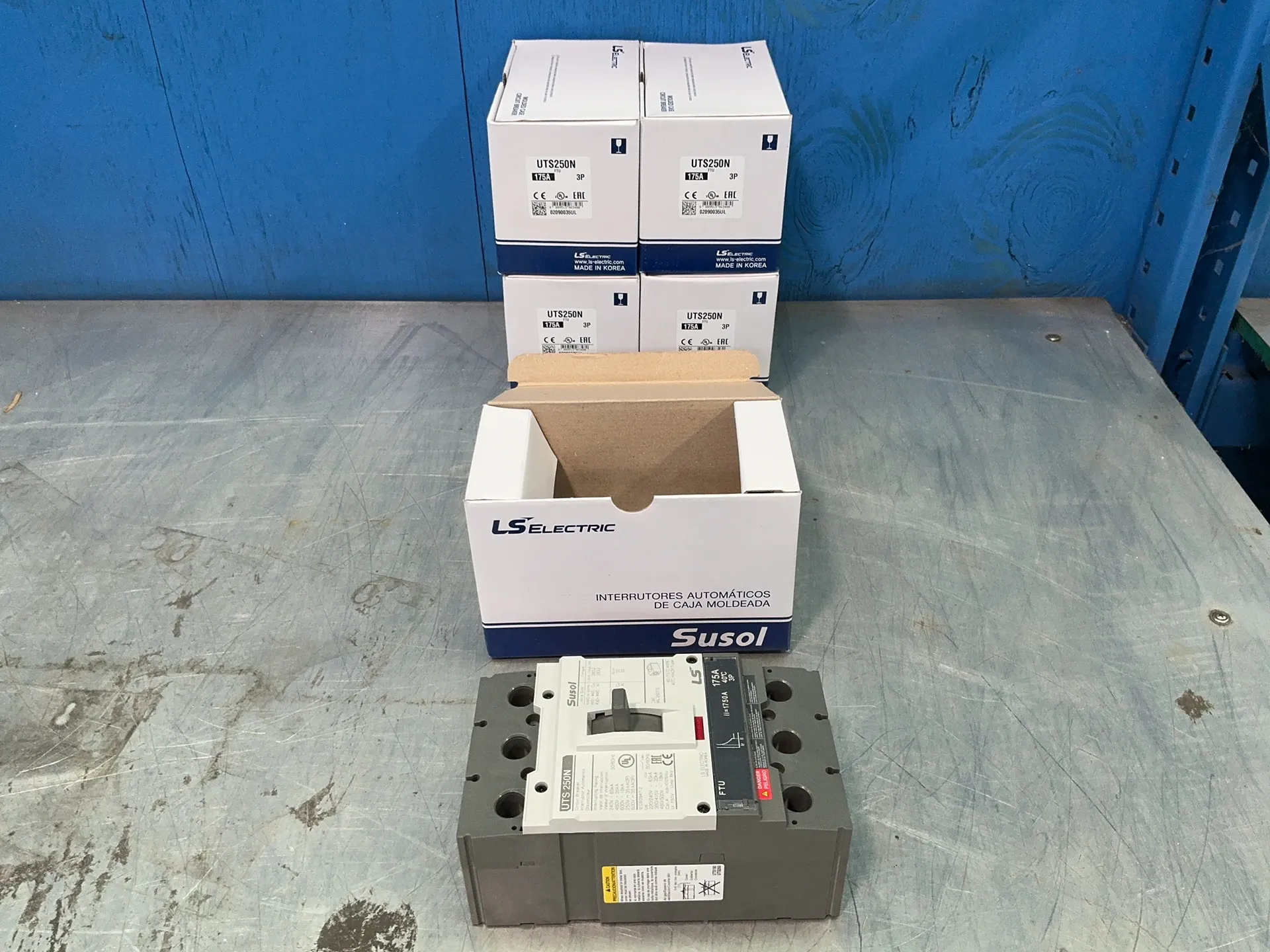 175 Amps, Leroy Somer Electric #UTS250N, Molded Case Circuit Breaker, 240/480/600 VAC, new, LOT of 5 - Image 4