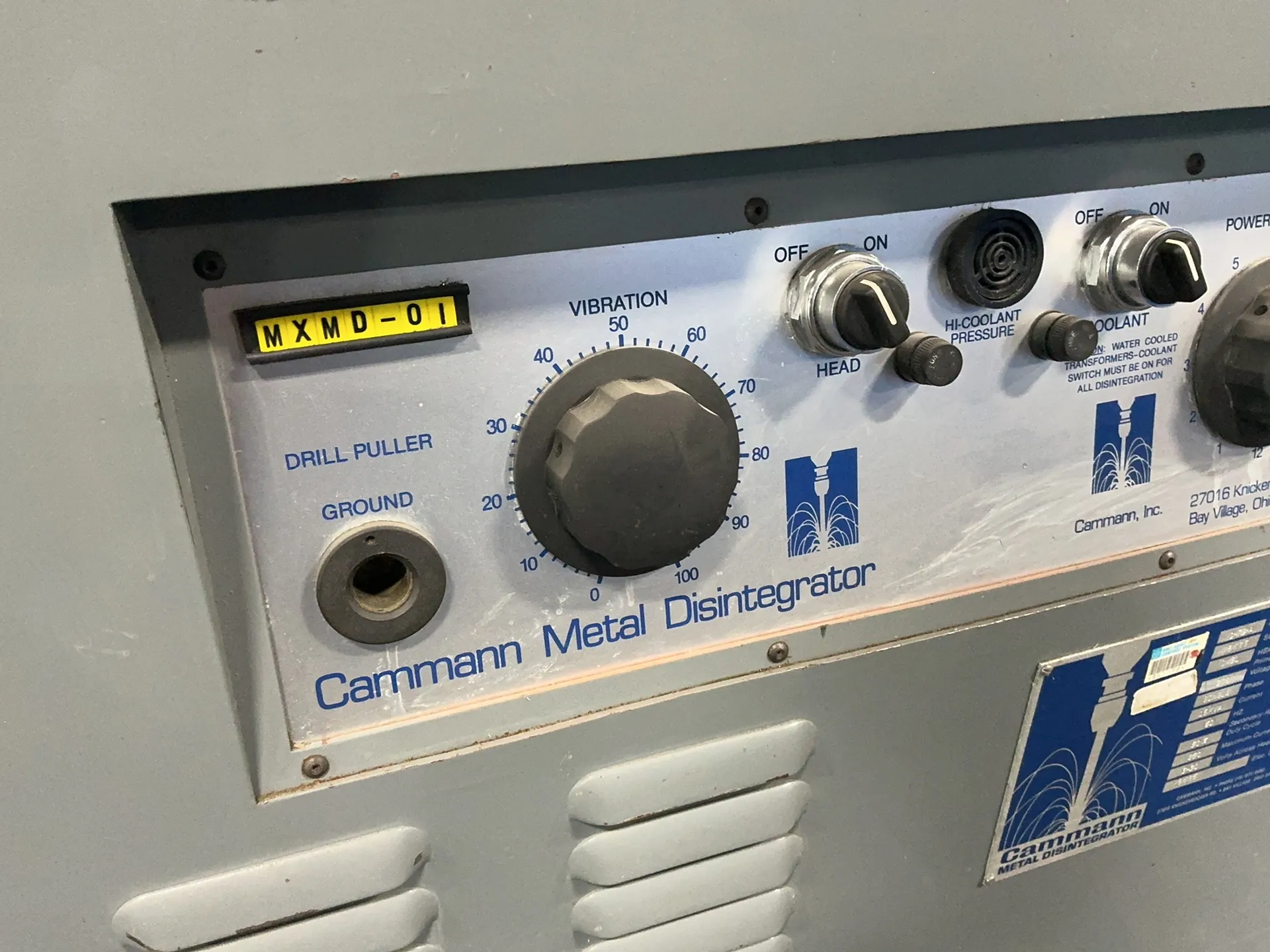 Cammann #C-79-A, metal disintegrator, 25" x 46", 15 KVA, CMBL head, 208 V. - Image 6