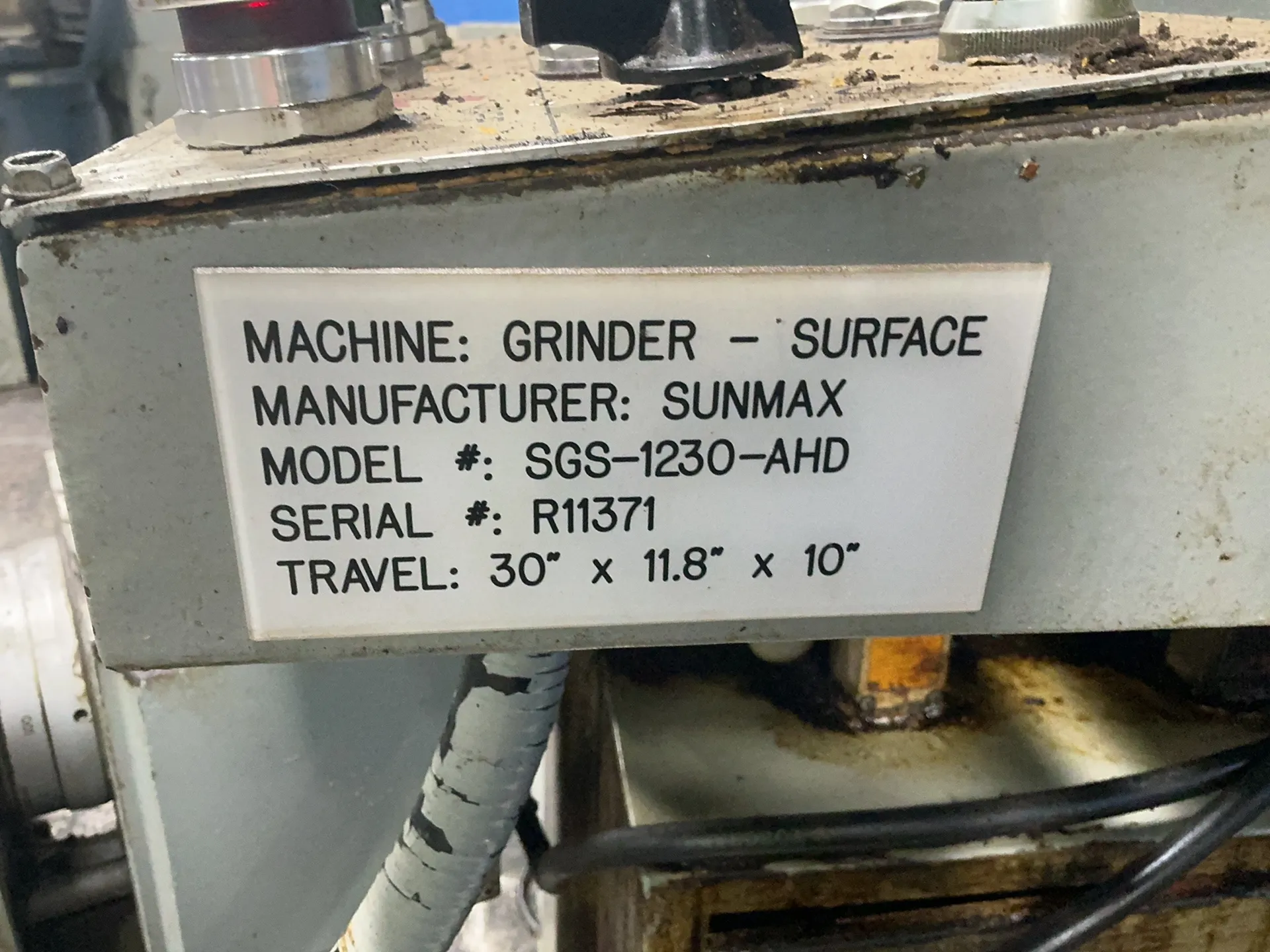 6" x 18" Sunmax #SGS-1230AHD, surface grinder, 9.5" grinding wheel, Sola MCR micro computer regulator, 220 V. - Image 6