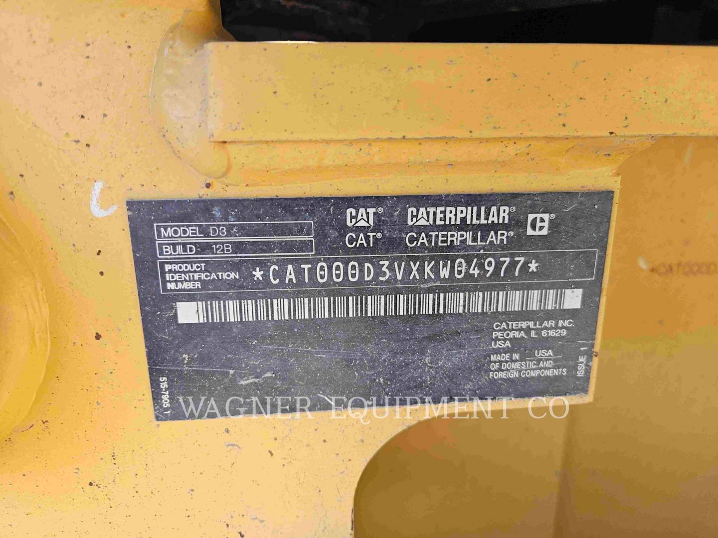 Caterpillar D3, 991 hours, S/N: XKW04977, 2024 - Image 6