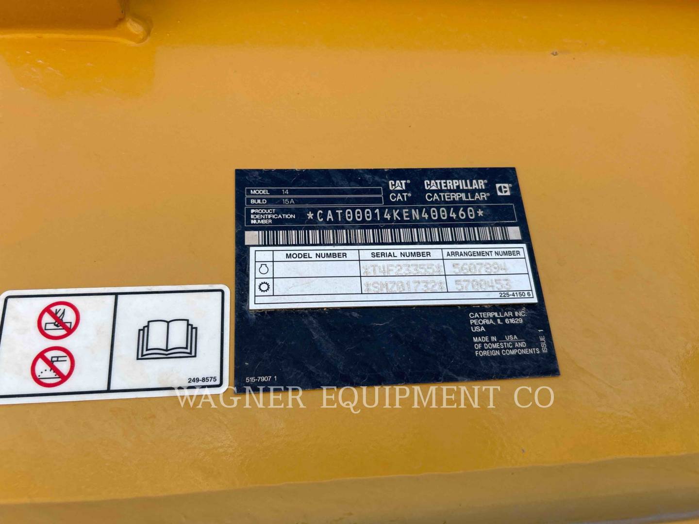 Caterpillar 14, Motor Grader, 2173 hours, S/N: EN400460, 2024 - Image 6