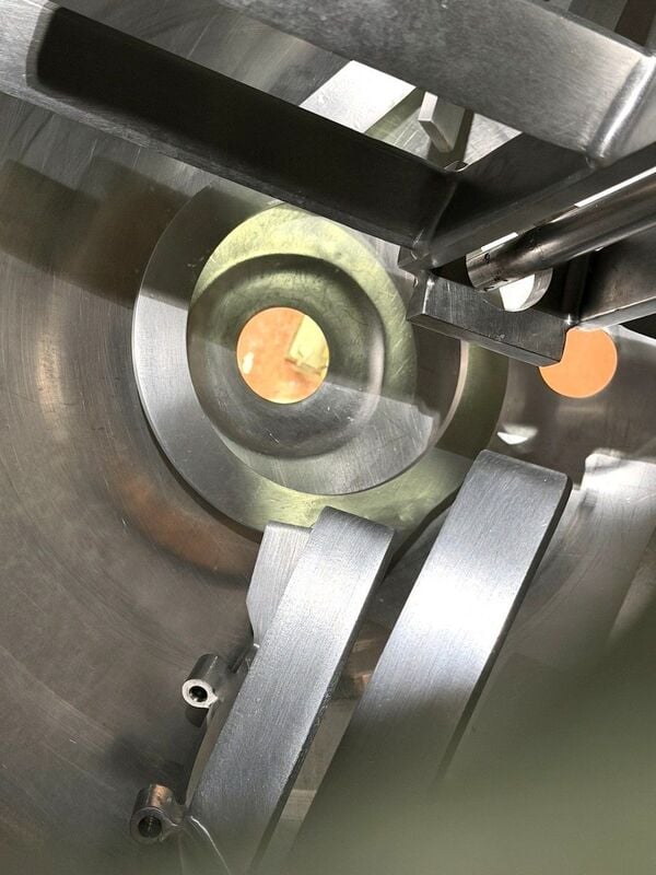 50 gallon Lee Industries #50D12T, Tri-Mix jacketed mix kettle, tilt-out agitation, full vacuum @ 260&deg;F, 40 - Image 7