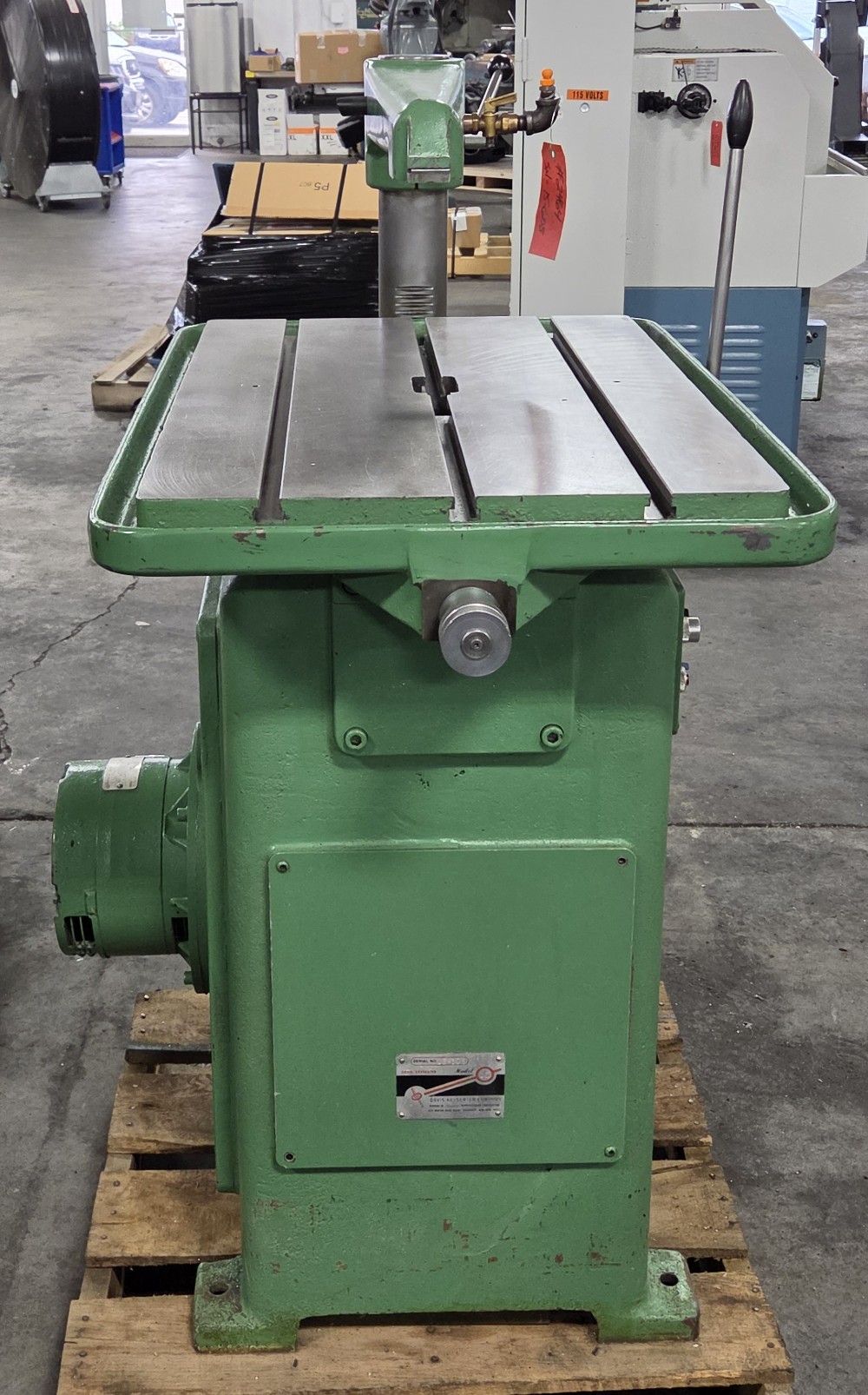 1-1/2" x 18" Hansford Davis #15, keyseater, 20" x31" tbl., 19" throat, 12" work height, 45 SPM, 2 HP, 460 V. - Image 3