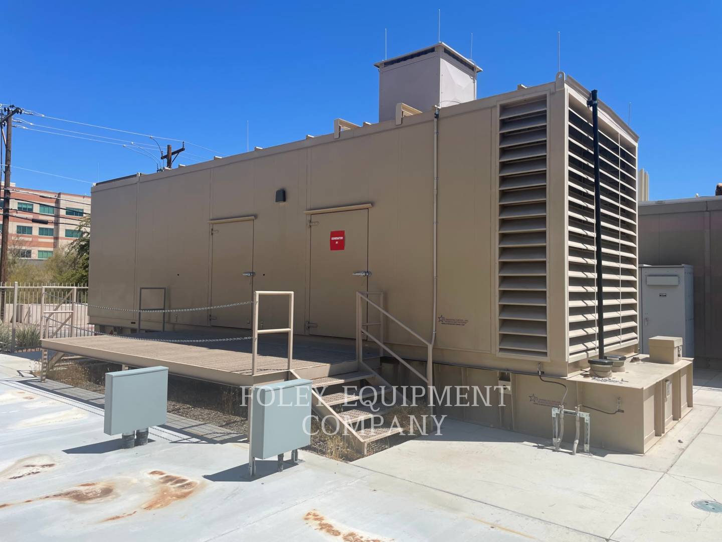 2000 KW Caterpillar #3516C, diesel generator set, standby, 12,470 Volts, 300 hours, Tier 2, ACS enclosure - Image 1