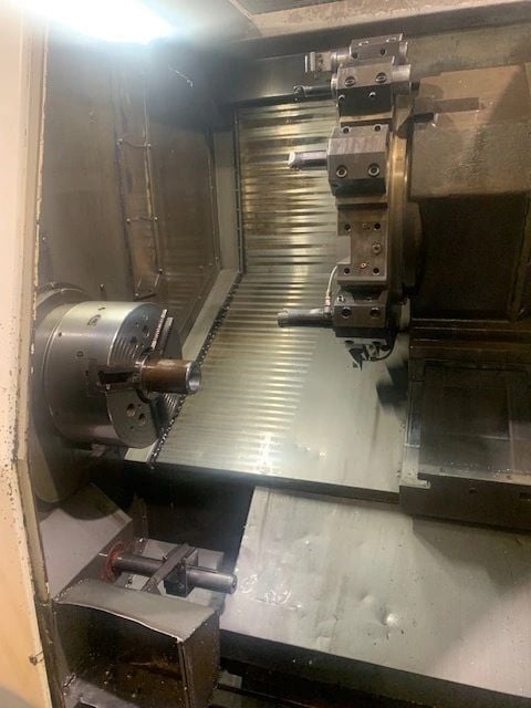 Okuma #LB-45II, CNC lathe, 35.4" swing, 25.98" diameter, 4.33" bore, 17.32" X, 81.1" Z, 12 turret, 50 HP - Image 3
