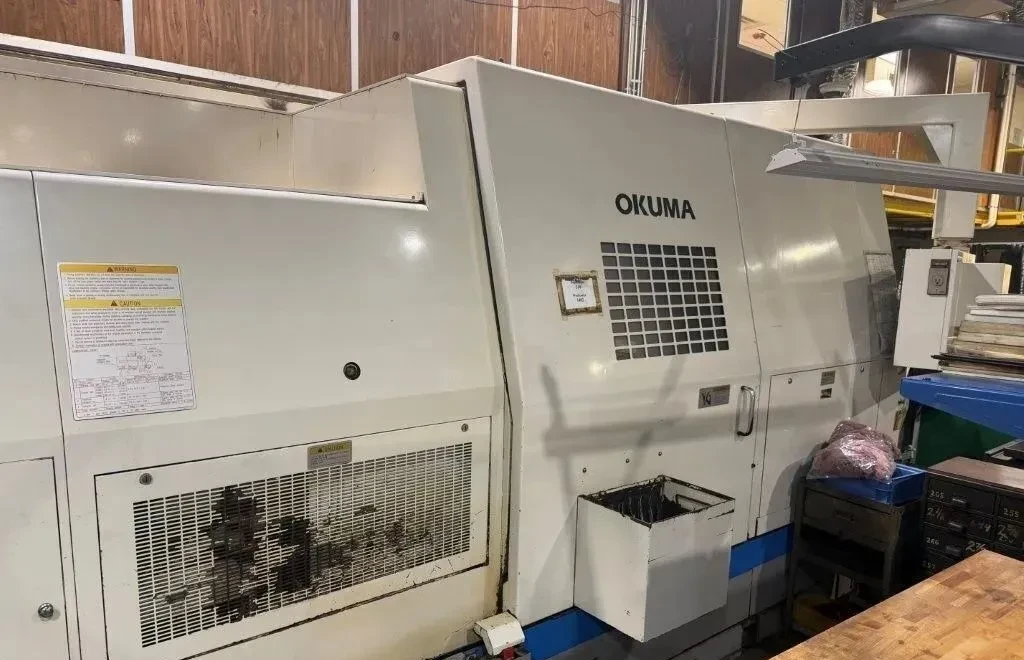 Okuma #LB-45II, CNC Lathe, 17.32" X, 81.1" Z, 35.4" swing, 26" turning diameter, 15" chuck, 4.33" spindle - Image 1