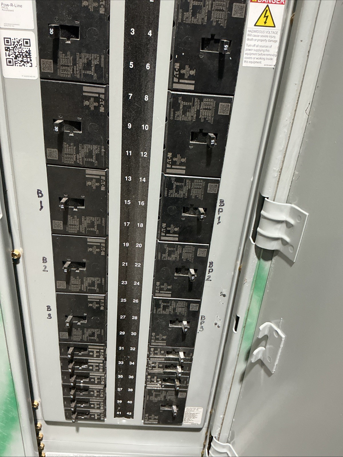 225 Amp. Eaton PRL2A3225X42CS, Main Breaker Panelboard, 225 Amp main breaker, 480Y/277 Volts, 3PH (2 - Image 8